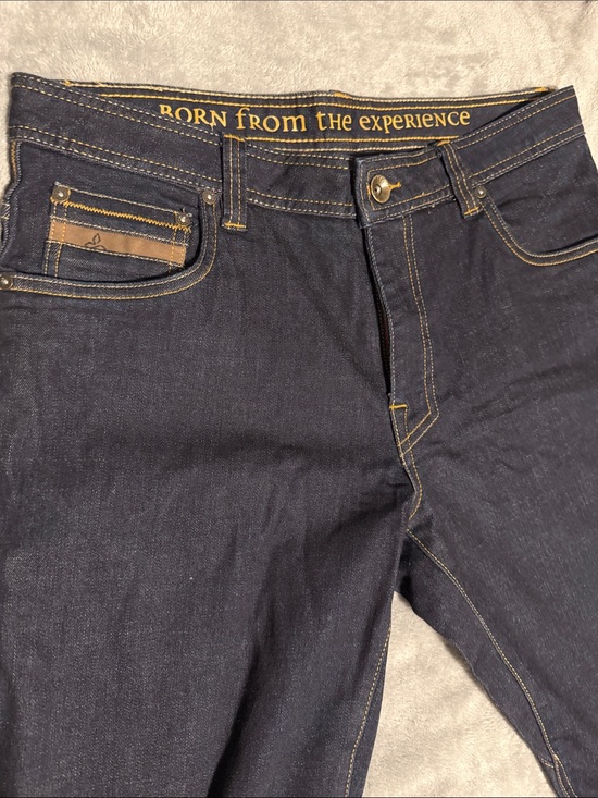 Prana Other - Prana Men's Straight Jeans in Dark Indigo with Contrast Stitching